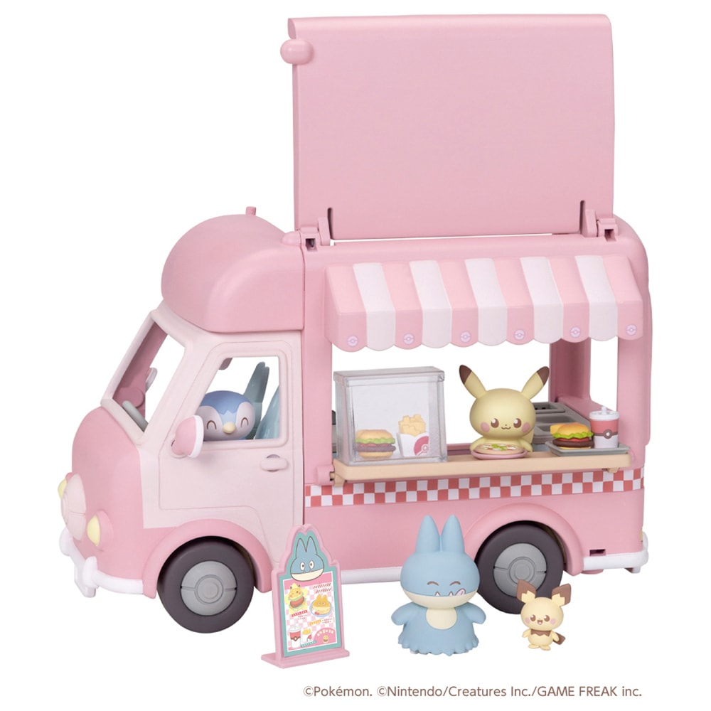 タカラトミー ポケモン　ポケピース　みんなでおてつだい！　もぐもぐキッチンカー ポケモン ポケピース ミンナデオテツダイ！　モグモグキッチンカー