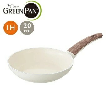 GREENPAN　グリーンパン　ウッドビー　フライパン　２０ｃｍ【 フライパン 20 ih セラミック 調理器具 グリーンパン 】LF631B07
