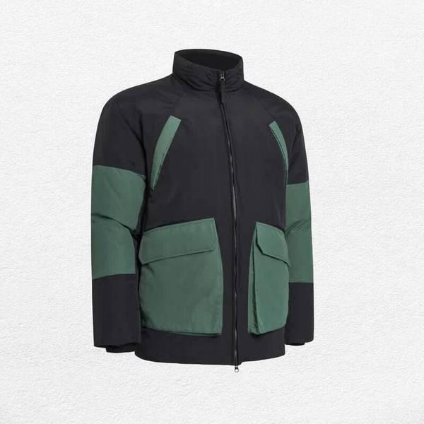 男性カラーブロックダウンジャンパーSPHWCNDJ331MBLK