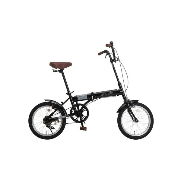OTOMO Grandir GR-16 ブラック 67026 折り畳み自転車(16インチ) メーカー直送