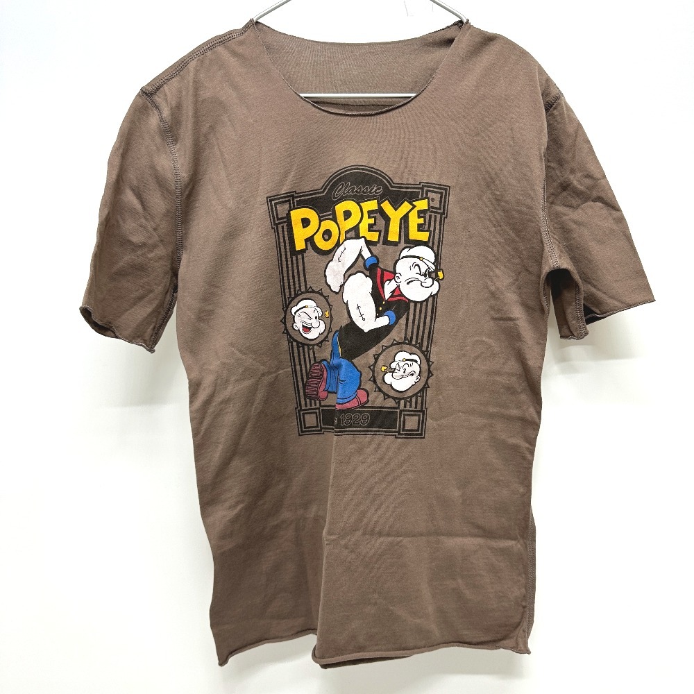 Lucien Pellat-Finet ルシアンペラフィネ 半袖Tシャツ ルシアン ペラフィネ × ポパイ アパレル コットン ブラウン