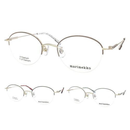 メガネ Jade 32-0070-01/02/03 47mm 花柄 ボストン ハーフリム 3color