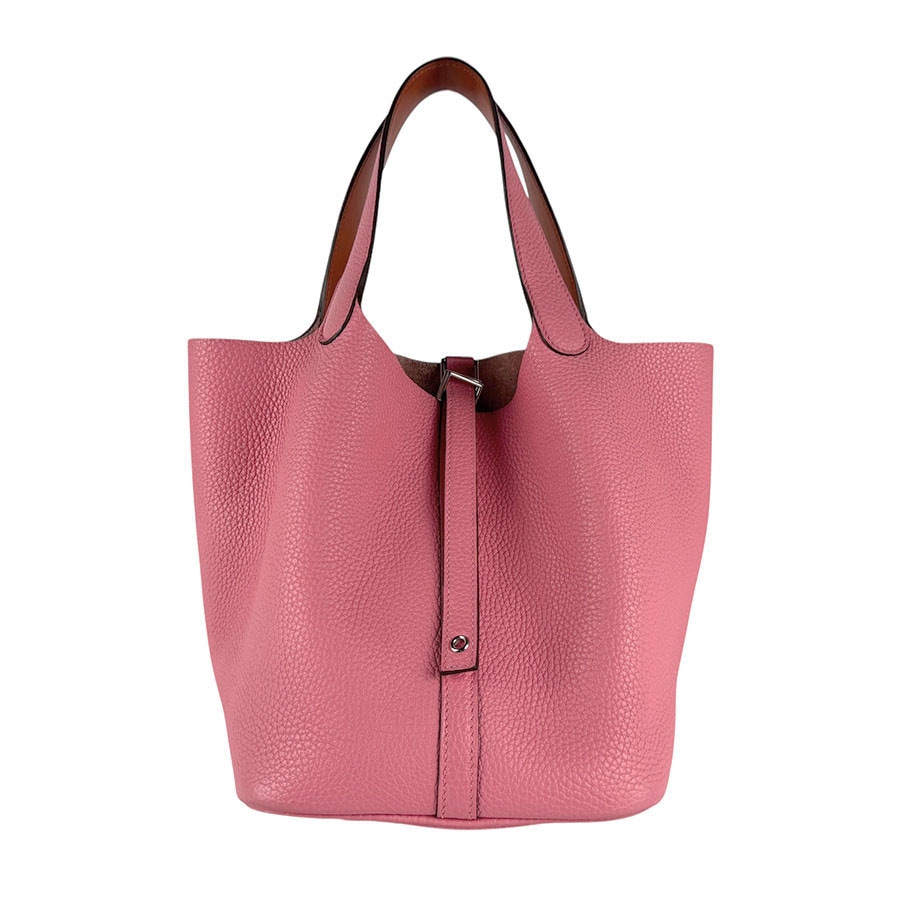 エルメス HERMES ハンドバッグ ピコタンロック エクラMM トリヨンクレマンス/ヴォースイフト ローズアザレ×テールバテュー レディース z4762 214,000円