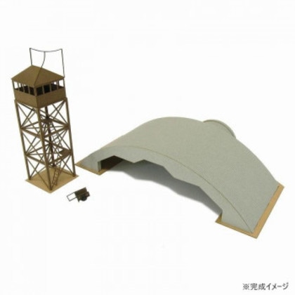 航空情景シリーズ S=1/MIX 戦時航空基地掩体壕 MK08-10