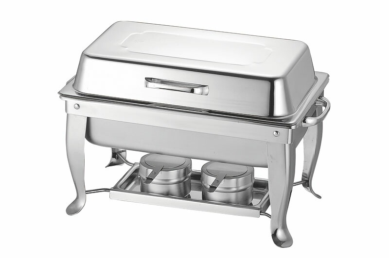本間製作所 仔犬印 チェーフィングセット SH型 8人用（ホテルパン3/4） 334SH