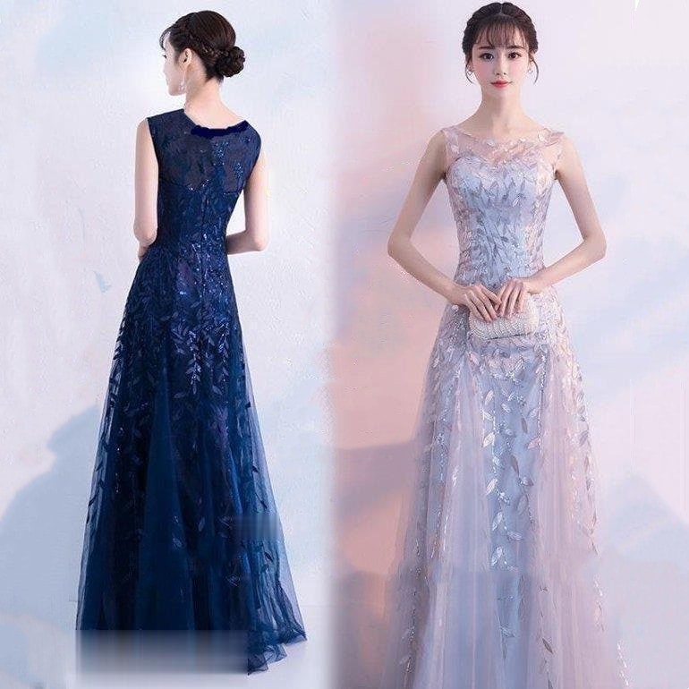 ロングドレス お呼ばれ ドレス パーティードレス 成人式 演奏会 卒業式 20代 30代 着痩せ