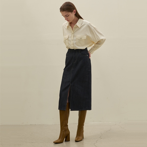 Tennessee Setup Selfie Denim Skirt (SK-4827)