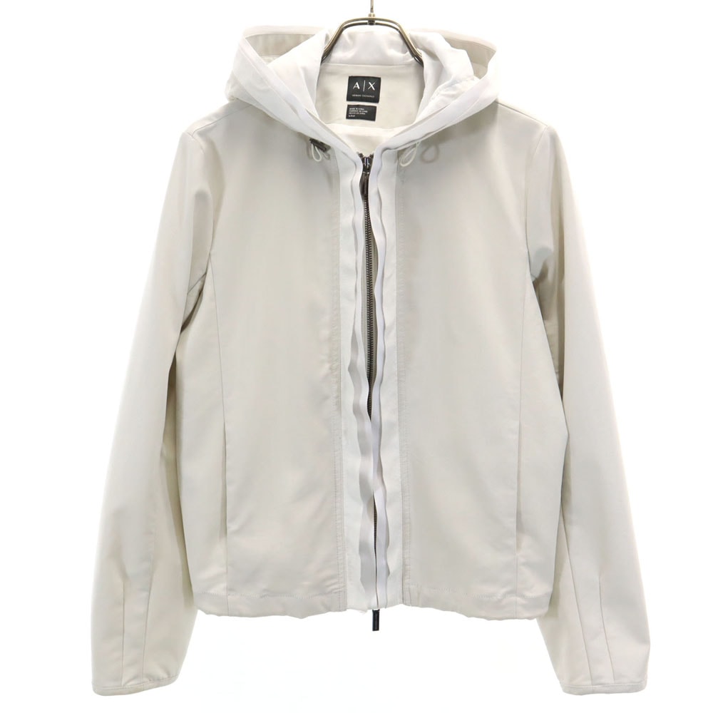 ジップパーカー S ライトグレー レディース