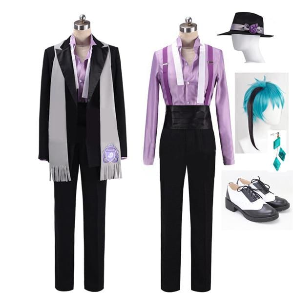【本日限定激安格】ツイステッドワンダーランド ツイステ フロイド・リーチ 寮服 コスプレ衣装 ウイッグ 靴 能