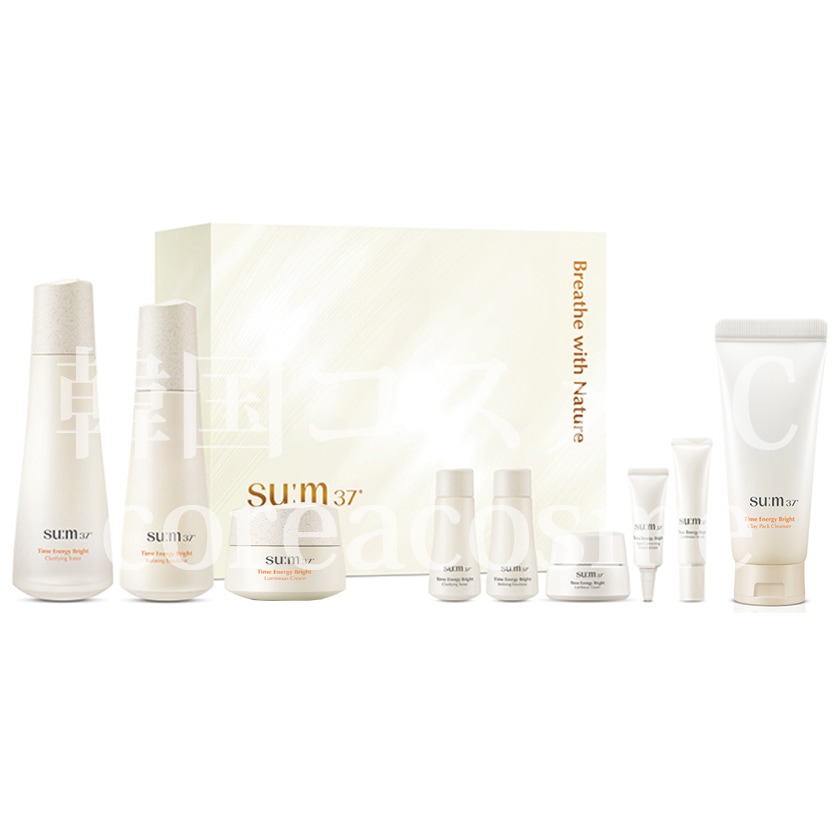 タイム エネルギー ブライト 3種 企画セット/化粧水+乳液+クリーム+サンプル6点付き/韓国コスメ