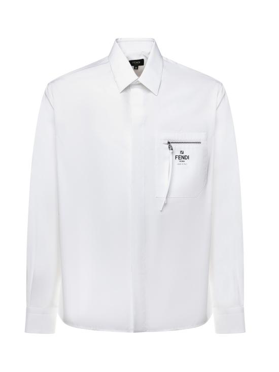 FENDI Men Shirts FS1098 AN08F0QA0 White