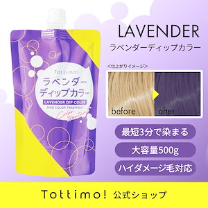 Tottimo! ディップカラー ラベンダー / カラートリートメント / 500g / カラーバター