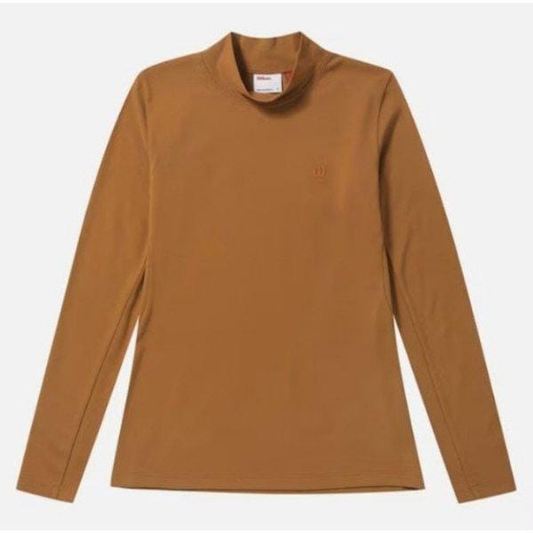 長袖Tシャツ VQA W243002GTL92-DCM 女性用モックネック長袖Tシャツ