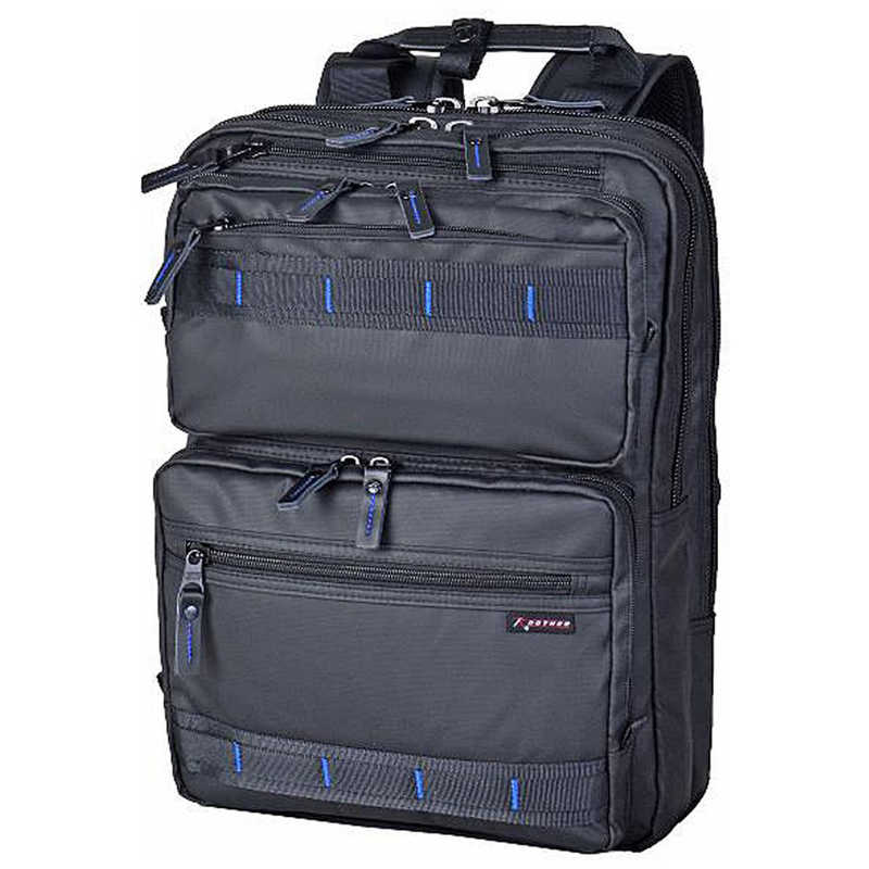 SWAN　ROTHCO ビジネスバッグ ブルーステッチ リュック ブラック　RO-45063BK