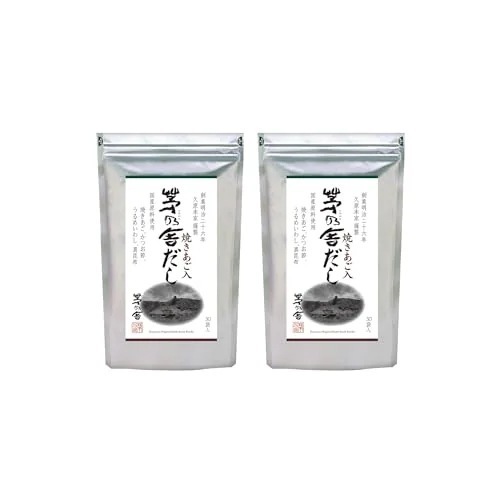 久原本家 茅乃舎だし 8g×30袋入【2個パック】焼あご入り だしパック 出汁 博多 和風だし 国産原料使用 化学調味料・保存料 無添加