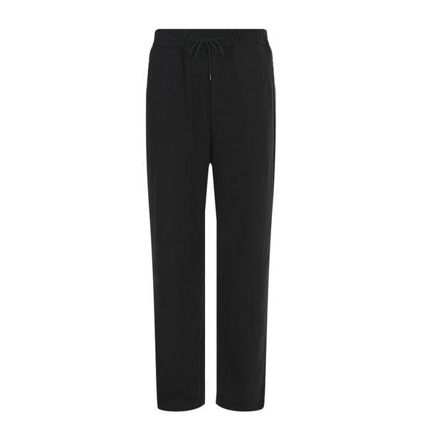 男子ベーシックジョガーセミワイドバンディングパンツ NE PTA Q003 ブラック_P422138789