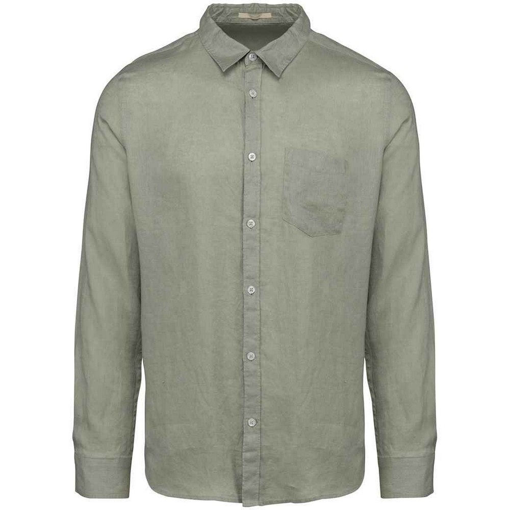 (英国より直送) ネイティブスピリットメンズリネン長袖シャツ