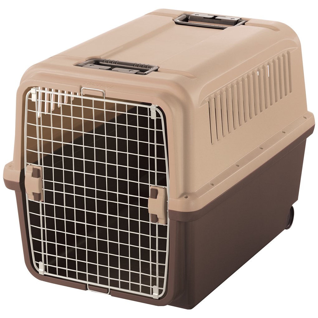 リッチェル キャンピングキャリー 大型犬 ダークブラウン XL サイズ