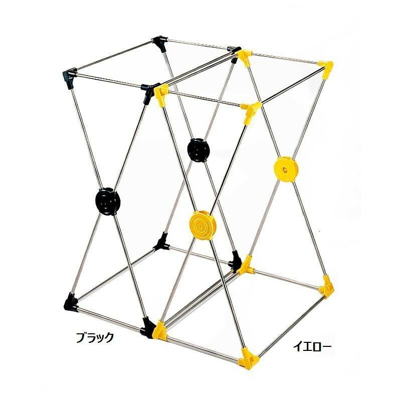 ダストスタンド 45L 6個（イエロー＆ブラック各3） YK-800014S