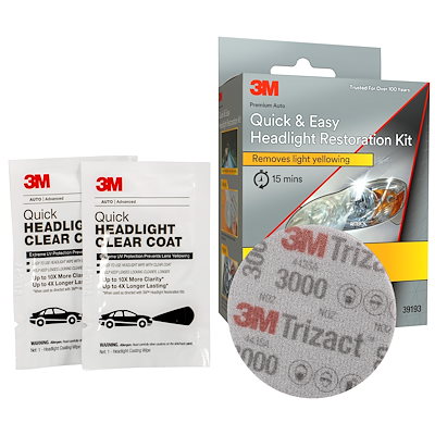 他サイト： 3M 39193JP ヘッドライト クリア コーティング 日本正規品 黄ばみ クリーナーの商品画像