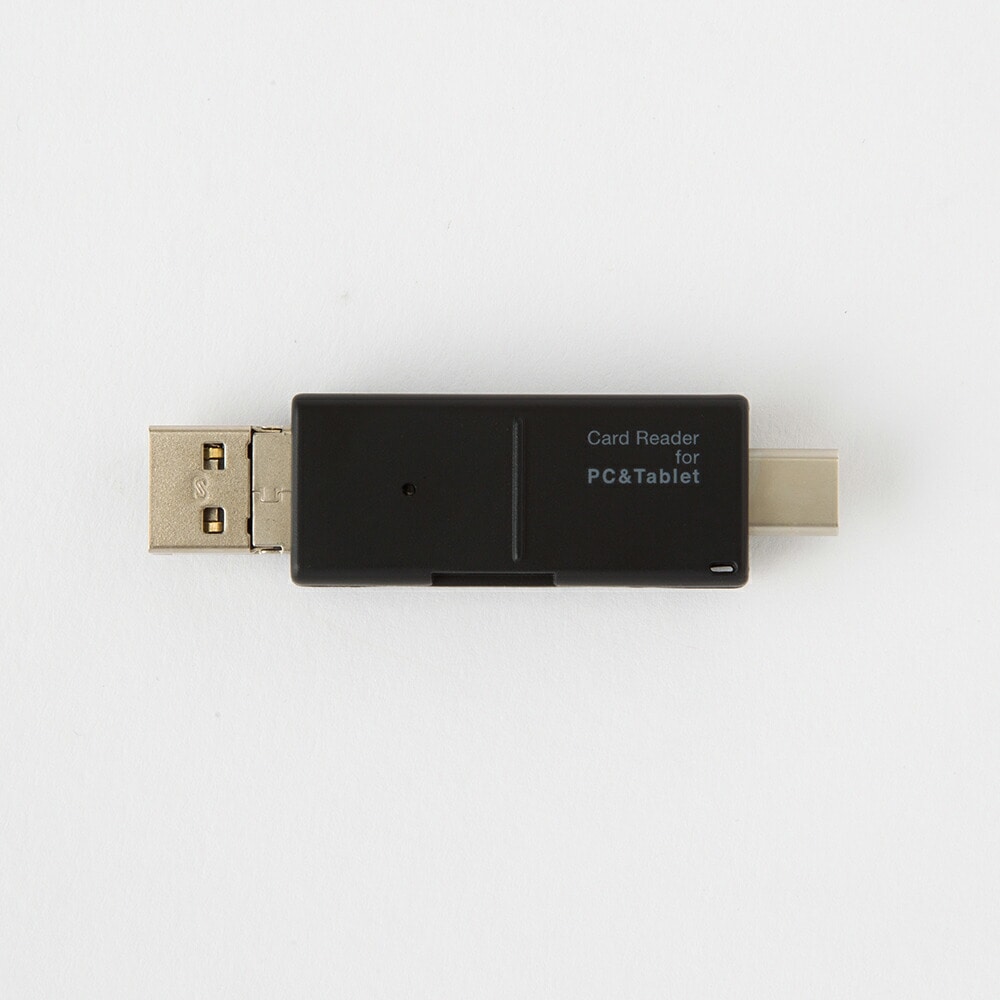 （まとめ買い）C&MicroB&A SDカードリーダー ブラック CRW-TCMSD72BK [x3]