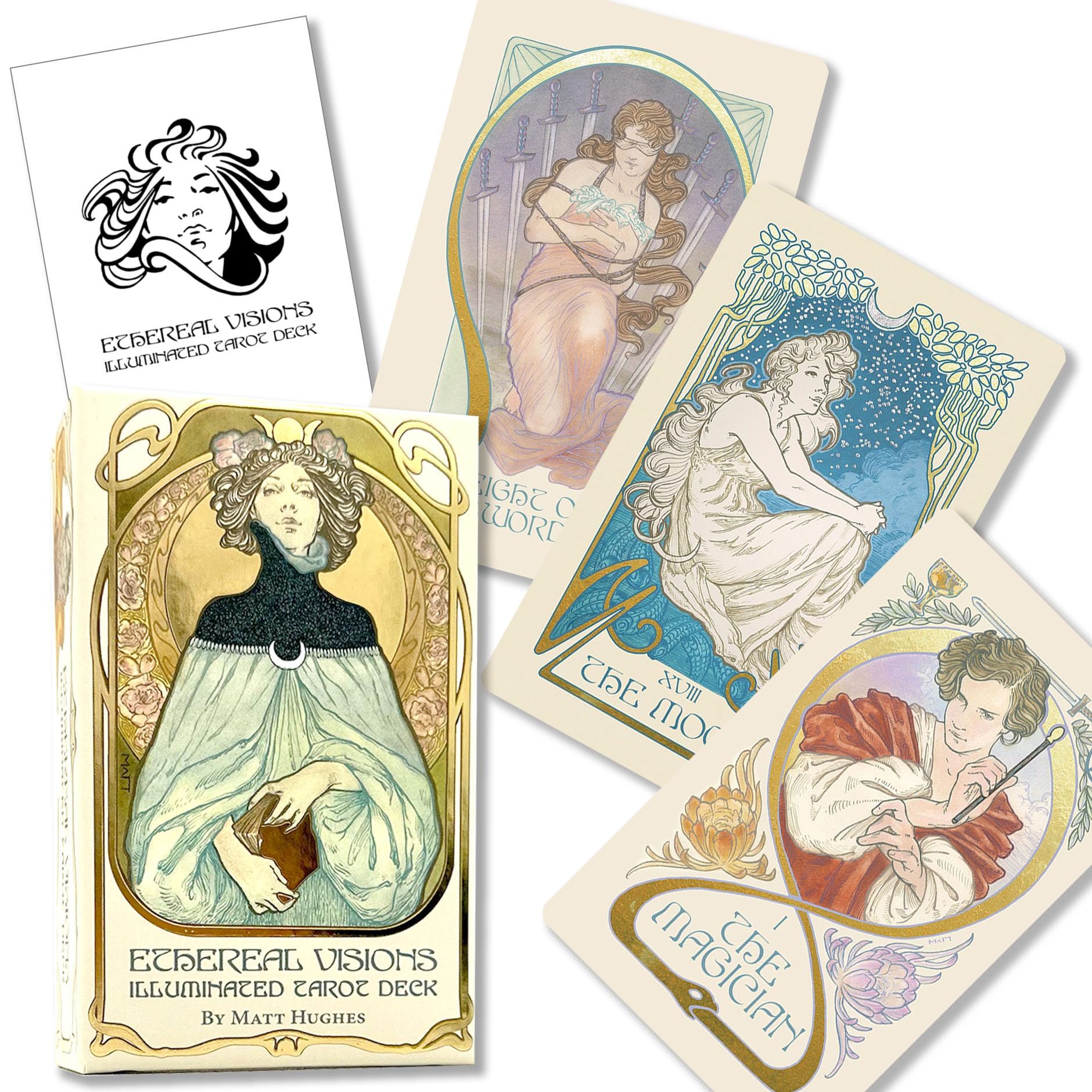 【日本語解説書付き】エーテル ビジョン イルミネイテッド タロット Ethereal Visions: Illuminated Tarot 正規品 タロットカード 4,586円