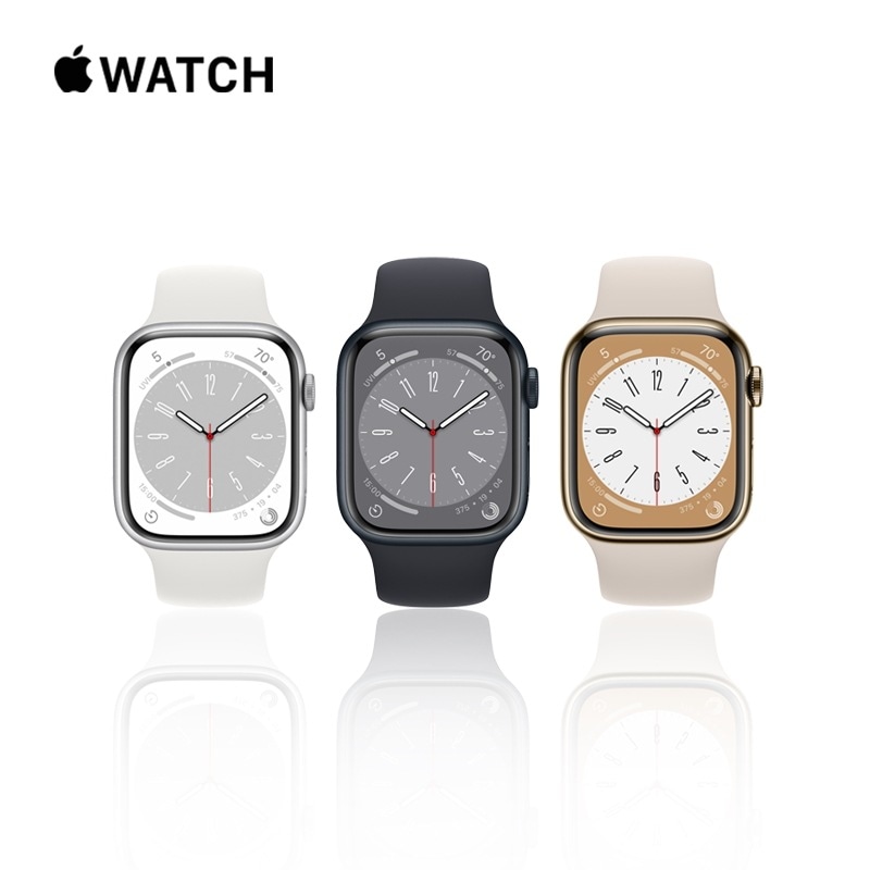 Apple Watch 第8世代 GPS モデル 41mm /45mm / アルミニウムケースとスポーツバンド