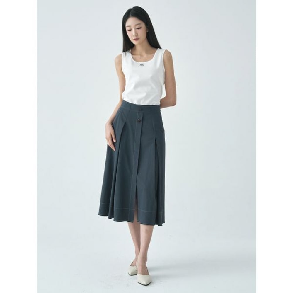 [ジッセン] フレアセットアップスカート LCSKO393_NA