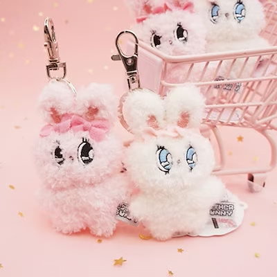 リリカルバニーキーホルダー　イエロー Lovely Lyrical Bunny Plush Charm by Angelic Pretty