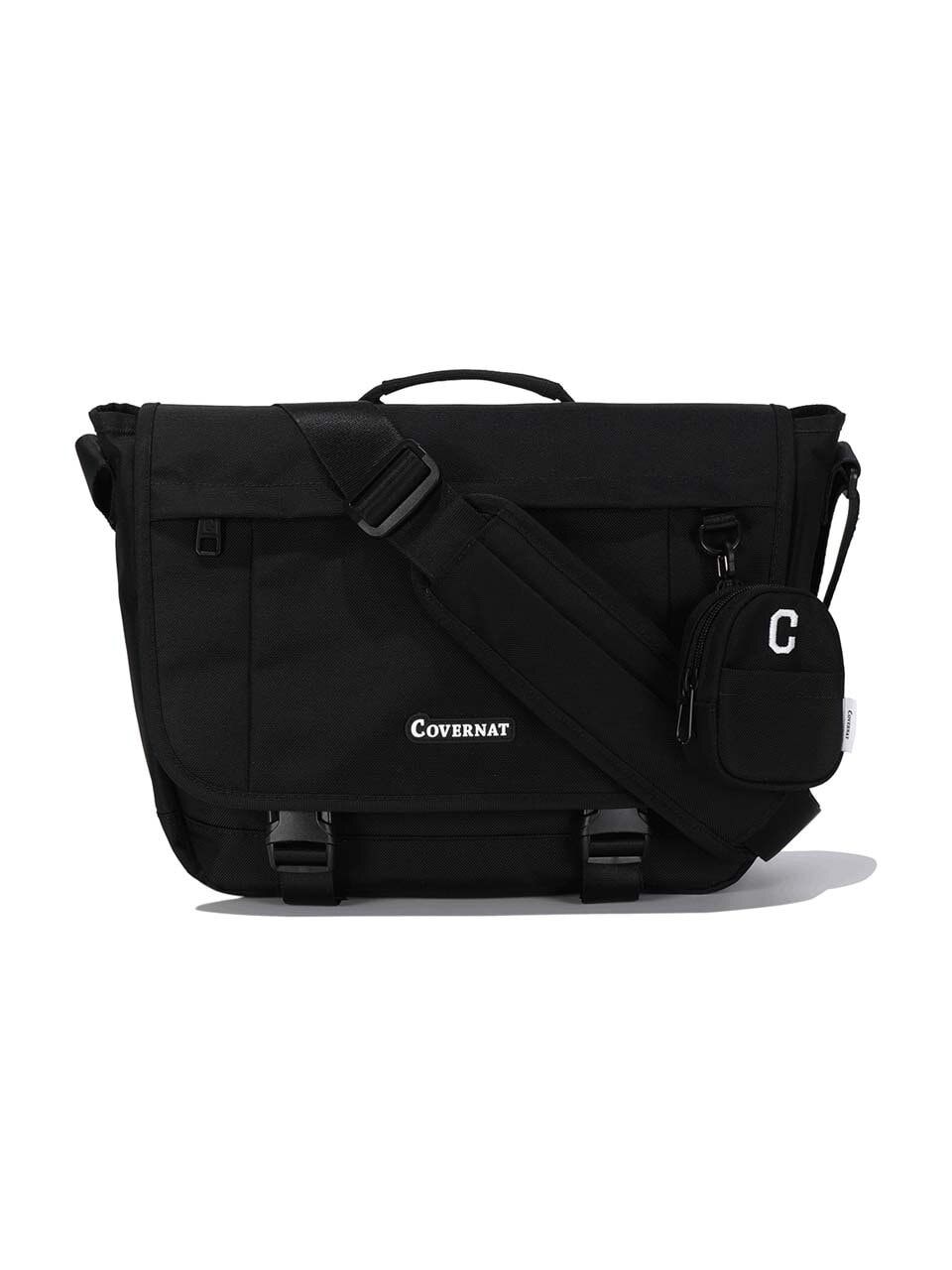 COVERNAT ベニーメッセンジャーバッグブラック
