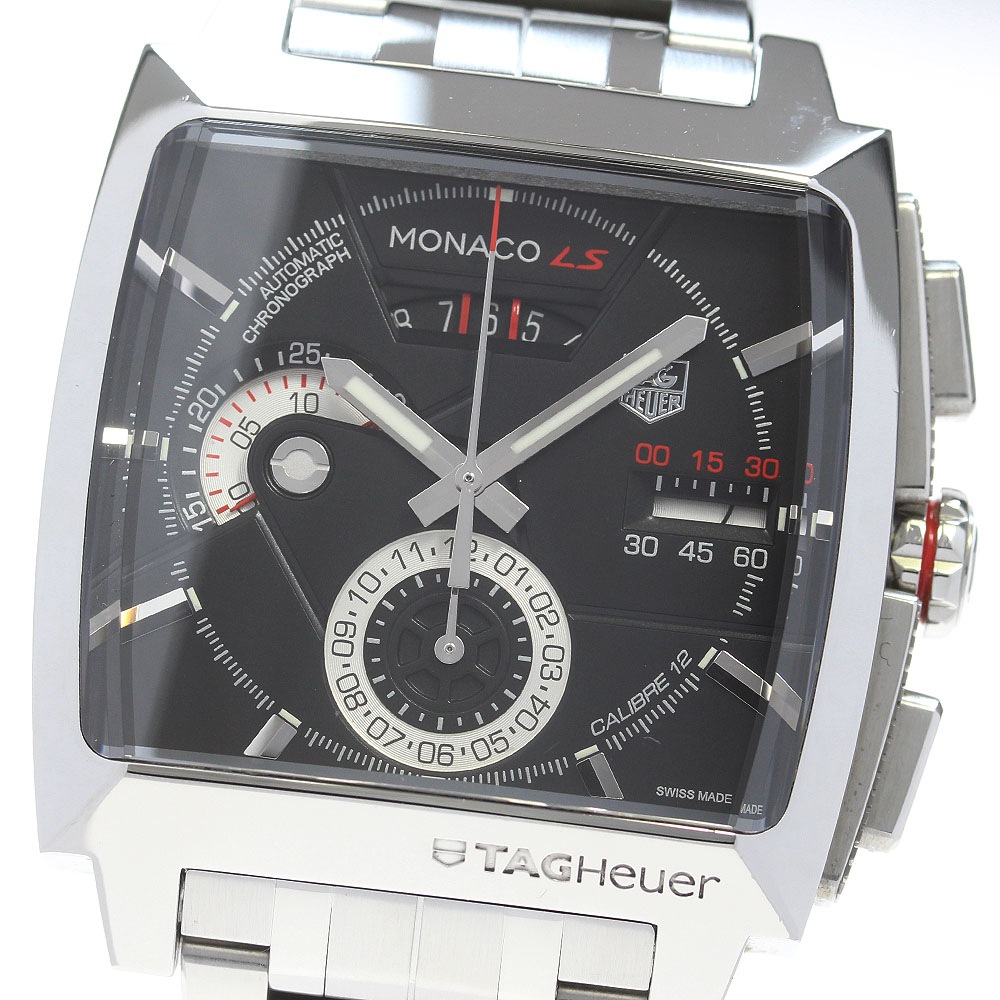 タグホイヤー TAG HEUER CAL2110 モナコLS クロノグラフ パワーリザーブ 自動巻き メンズ _863217【中古】