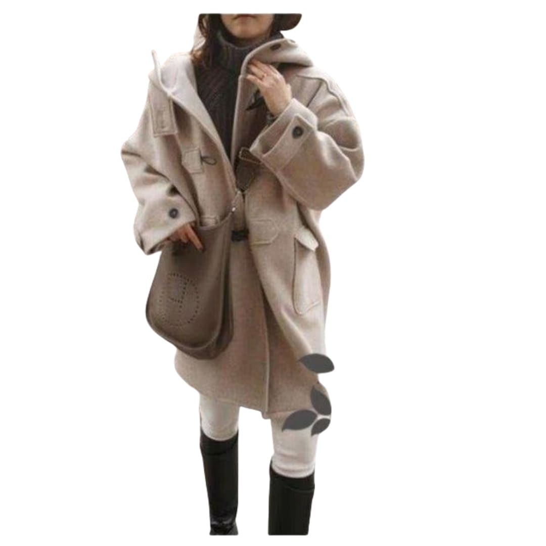 ダッフルコートロングコートトグルボタンアウター通学通勤コート大きめ厚手レディース冬ラシャコート帽子付き可愛い秋冬新作