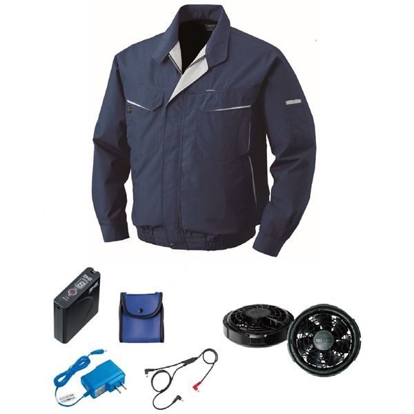 KU90510 空調服 R ポリエステル製 FAN2300B・RD9261・LISUPER1セット ネイビー 4L 14,623円