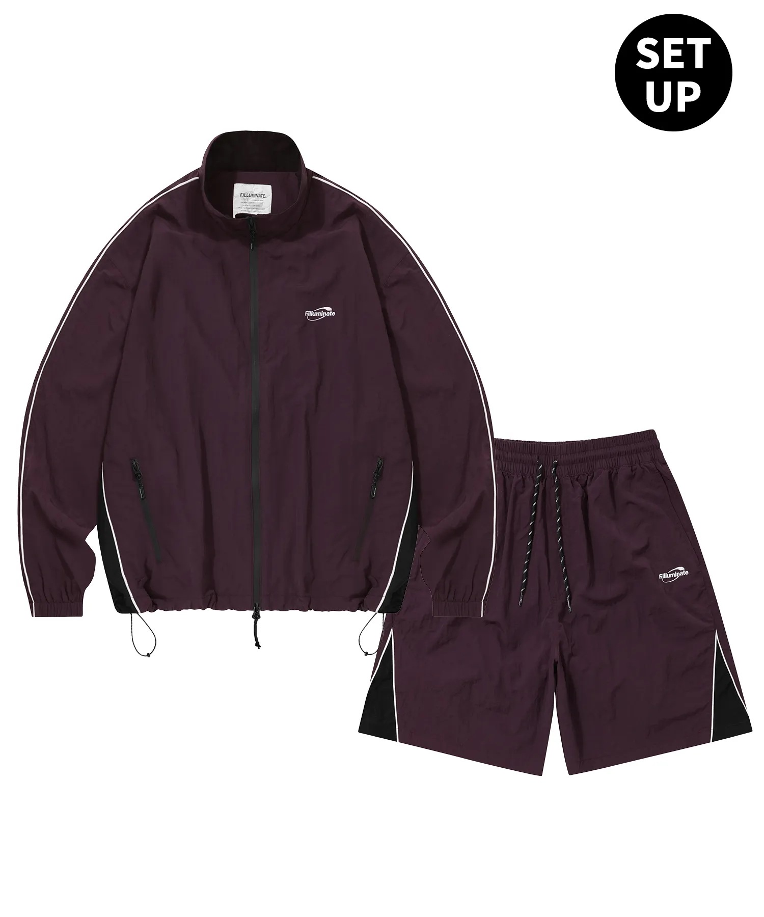 [SET] パイピング サークル ロゴ トレーニング セットアップ - パープル