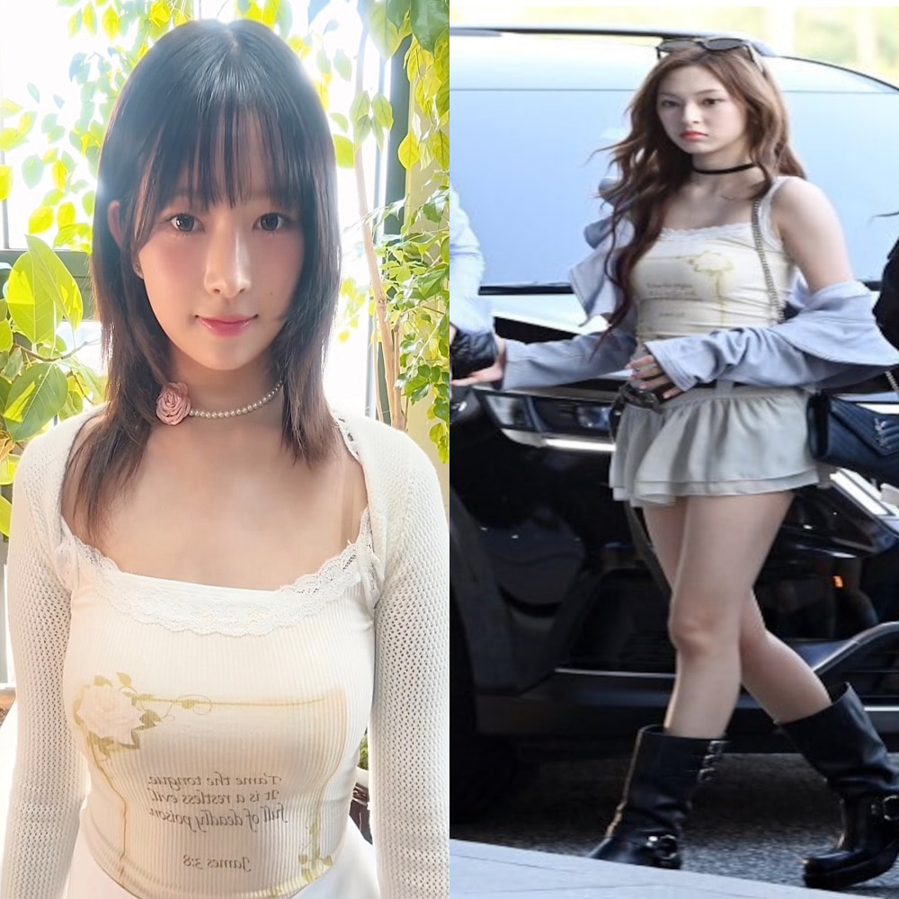 24ss/IVE レイ / BABYMONSTER チキータ 着用/ Rose Camisole /3カラー/タンクトップ