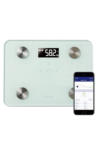 エレコム 体組成計 体重計 【体重/内臓脂肪レベル/体脂肪率/BMI/骨格筋率/骨量/基礎代謝】 100g単位 バックライト付き (専用アプリ対応 データ転送操作不要 Wi-Fi接続) 5人登録可能
