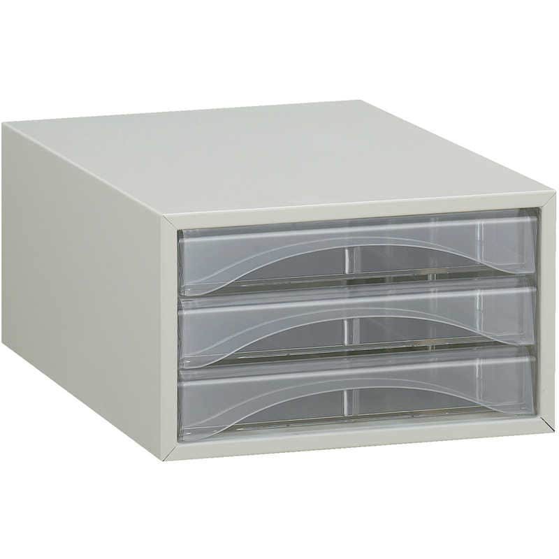 トラスコ中山　レターケース A4型浅型タイプ 3段　A4S3P