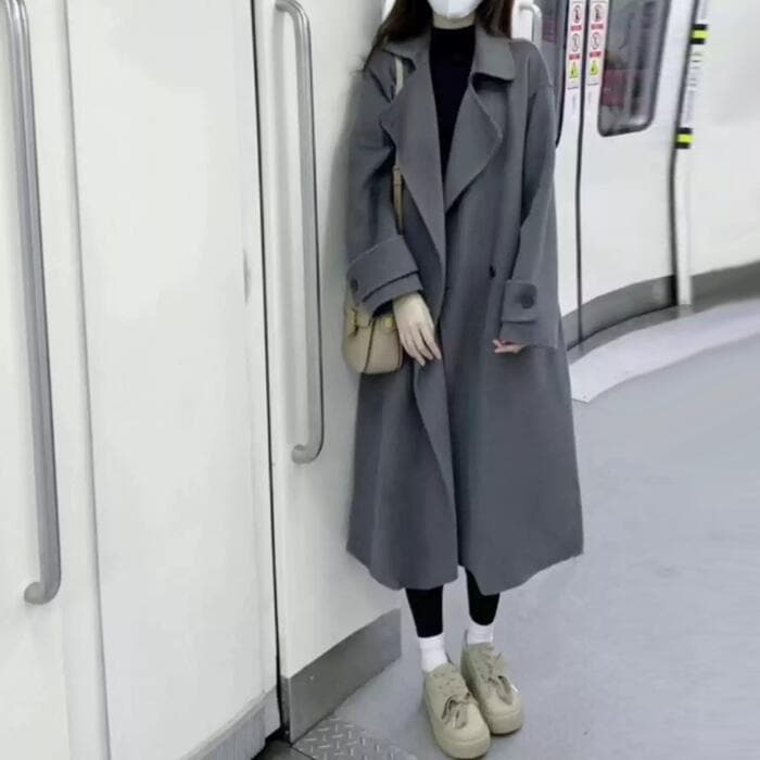 アウター コート ジャケット チェスターコート レディース 長袖 大人可愛い エレガント きれいめ カジュアル フェミニン シンプル ロングコート ロング丈 体型カバー ゆったり オーバーサイズ おし