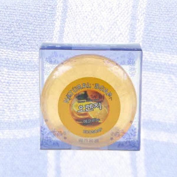 XBFK6N06茶山 オレンジ 手作り石鹸 100g 4個 洗顔石鹸