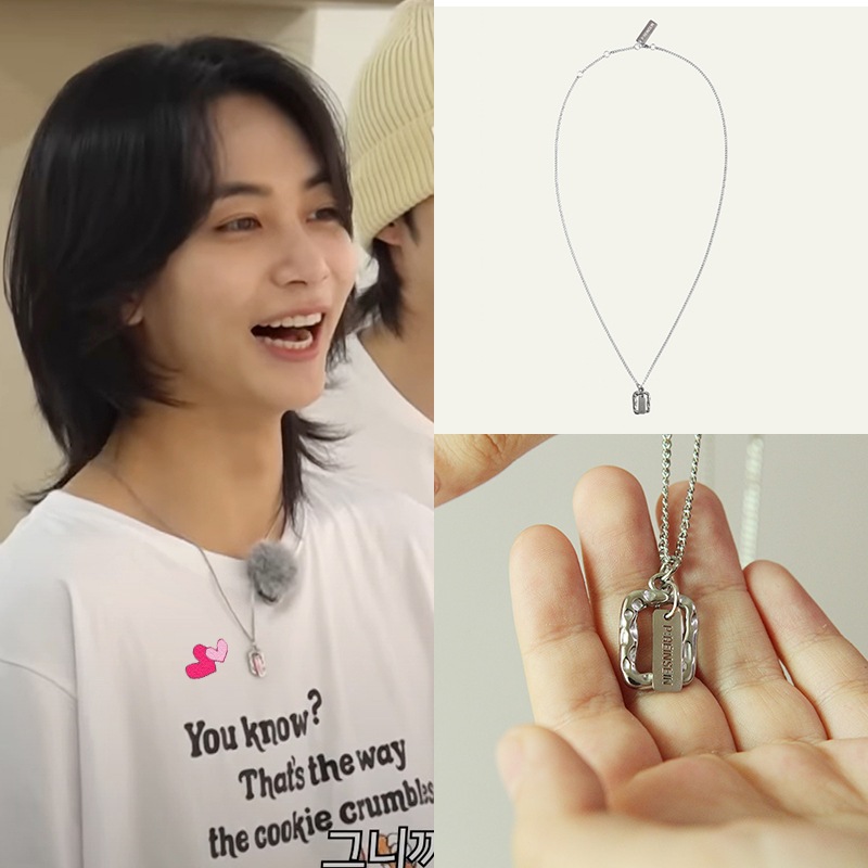 [SEVENTEENジョンハン着用]Square Frame Necklace 6,854円
