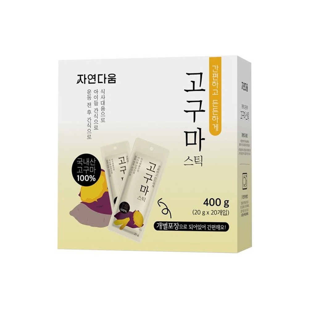 [自然らしさ] Sweet Potato Sticks 400g(20個入) X 1個