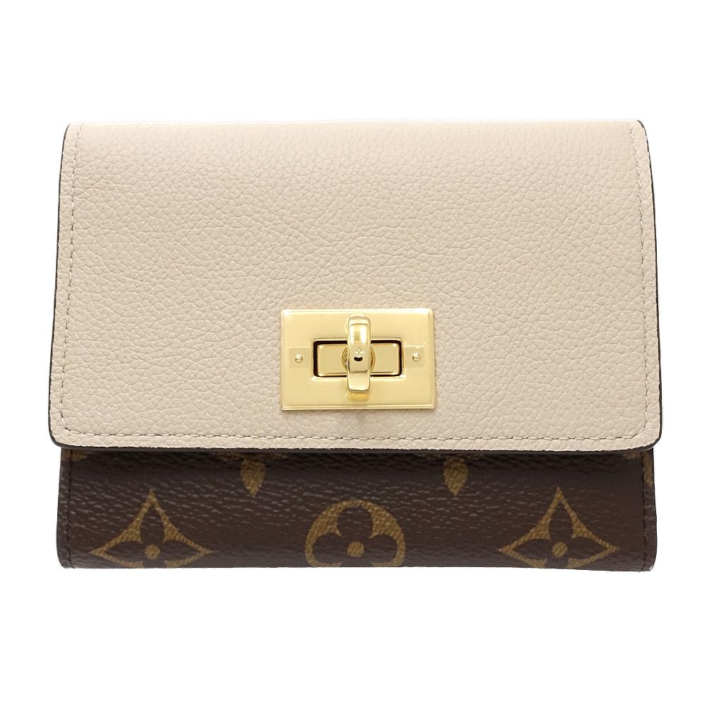 モノグラム ポルトフォイユ ヴィクトリーヌ M82398 三つ折り財布 ブラウン グレージュ/181182 未使用