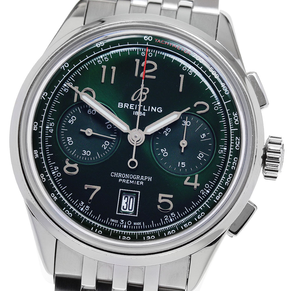 ブライトリング BREITLING AB0145 プレミエ B01 クロノグラフ 42 自動巻き メンズ 美品 保証書付き_837381【中古】