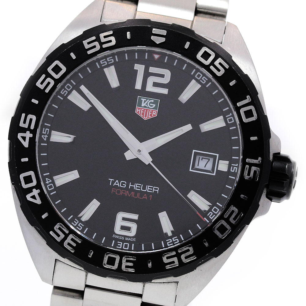 タグホイヤー TAG HEUER WAZ1110.BA0875 フォーミュラ1 デイト クォーツ メンズ 箱・保証書付き_839645【中古】 62,150円