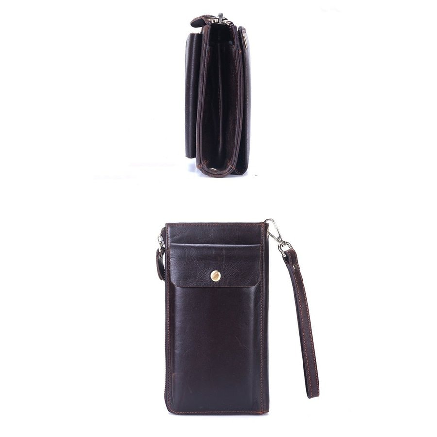 財布 メンズ クラッチバッグ 長財布 オックスフォード カジュアル 軽量 紙幣入れ カード入れ ギフト ビジネス アコーディオン プレゼント ファスナー式 大容量