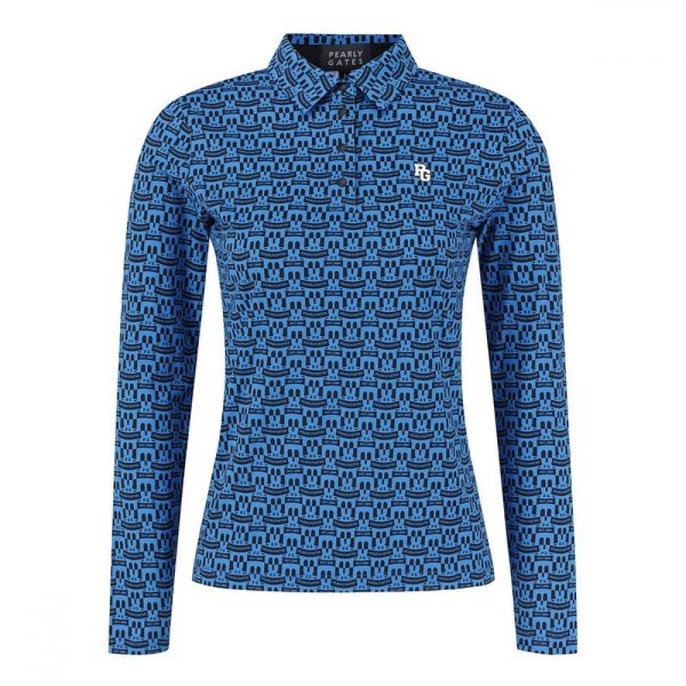 [パリゲイツ] レディースロゴ柄かっこいい長袖Tシャツ