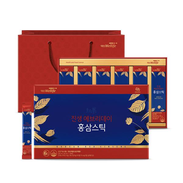 デサンウェライフジンセンエブリデイ紅参スティック+ショッピングバッグ 대상웰라이프 진생에브리데이 홍삼스틱 + 쇼핑백