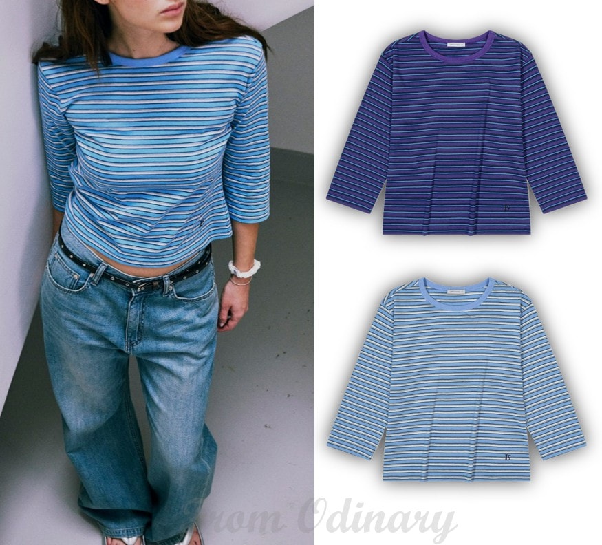 Lc STRIPED 3/4 T-SHIRT (LC252TS20)