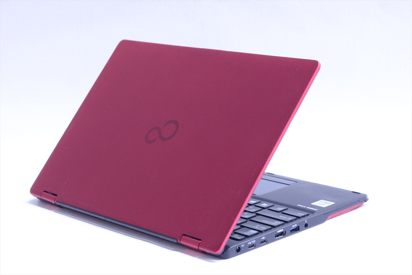 即配 良品 希少レッド 薄軽量2in1モデル 10世代Corei5 LIFEBOOK U9310X/D LTE i5-10310U 8G 256G 13.3FHDタッチ Wi-Fi6 AAA評価