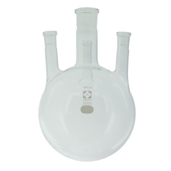 [柴田科学]SPC四口丸底フラスコ 2L